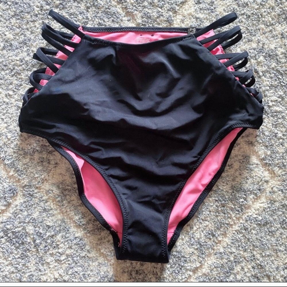 NWT Victoria’s Secret Black Bikini Bottoms